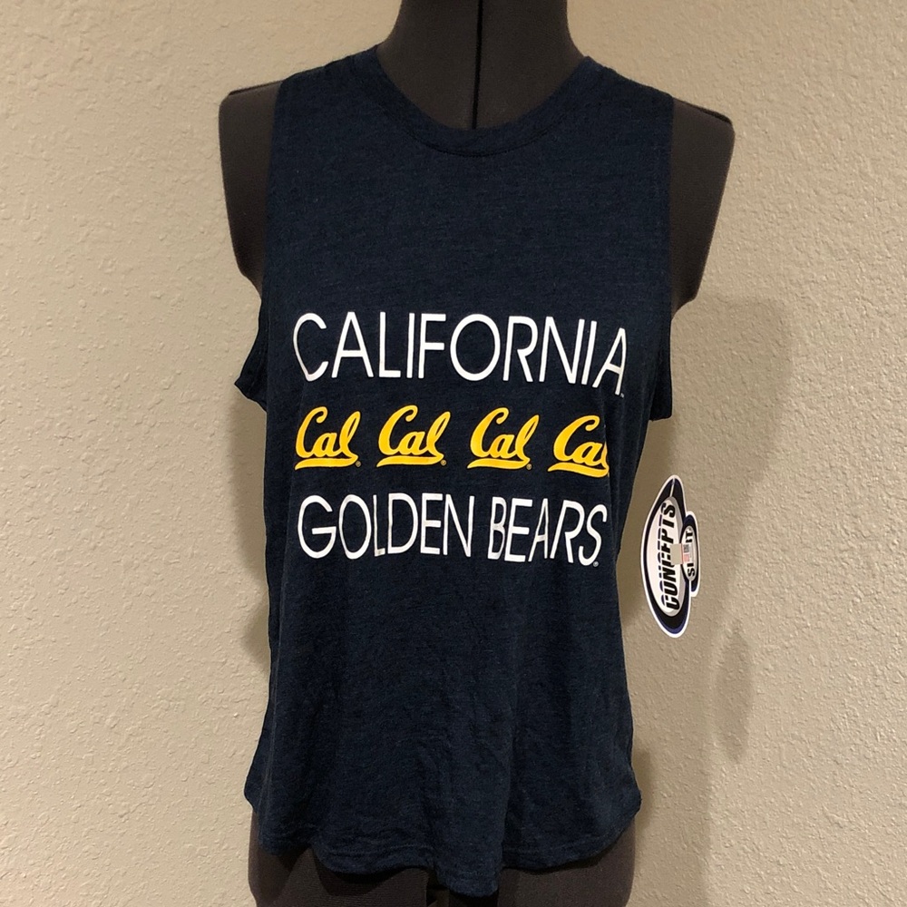California Golden Bears Women's Navy Tank Top